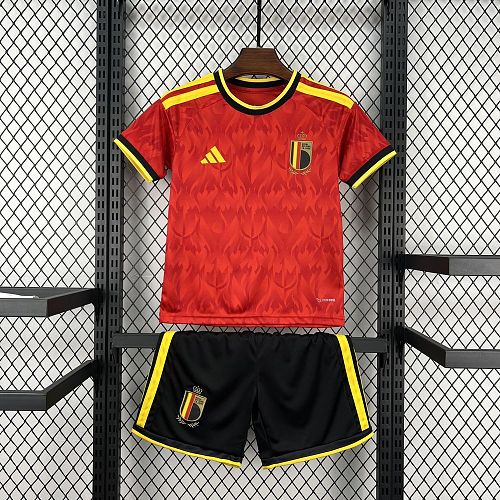 Kit Infantil Bélgica 2026 Copa do Mundo Casa