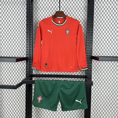 Kit Infantil Portugal 25/26 Casa Long Sleeves
