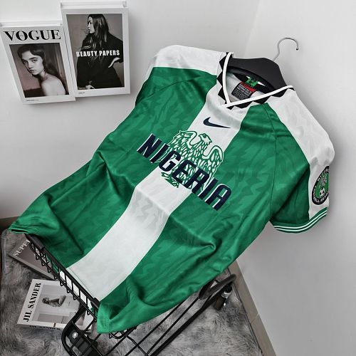 Camisa Top 1:1 Nigeria Casa 1996 Retrô