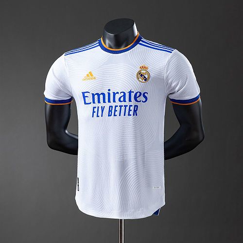 Camisa Real Madrid 21/22 Casa Versão Jogador Retrô