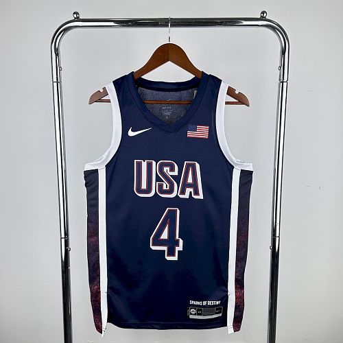 Camisa Olimpic USA 2024 CURRY4 Fora