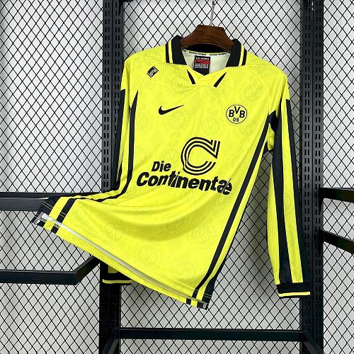 Camisa Dortmund 96/97 Casa Manga Longa Retrô