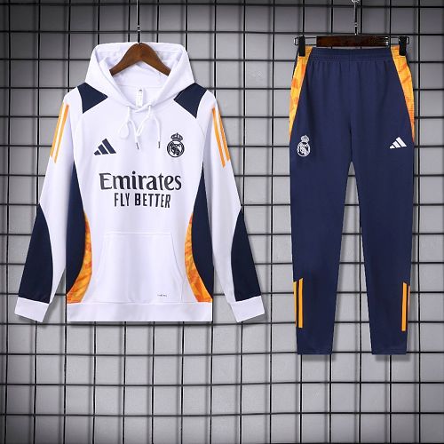 Camisa Real Madrid 24/25 Hoodie+Pant