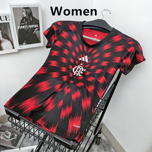 Camisa Feminina Flamengo Pré-Jogo red 2025/26 Soccer