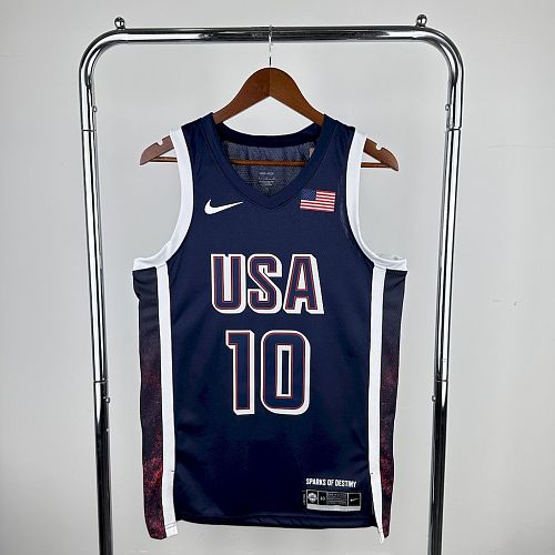 Camisa Olimpic USA 2024 TATUM10 Fora