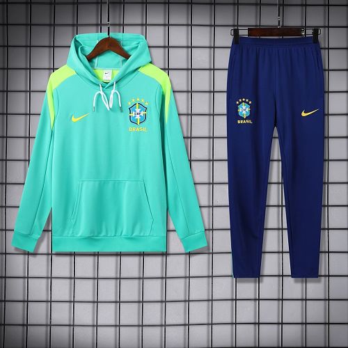 Camisa Brasil Green 2025/26 Football Hoodie kit