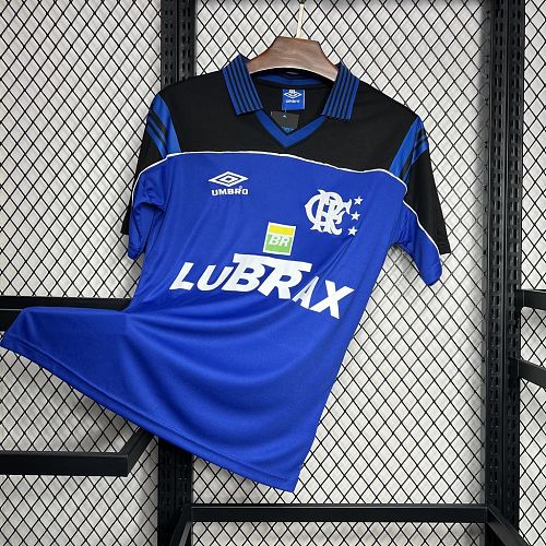 Camisa Flamengo 1999 Blue Goleiro Uniform Retrô