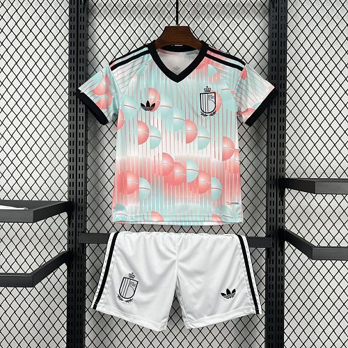 Kit Infantil Bélgica 2026 Copa do Mundo Fora