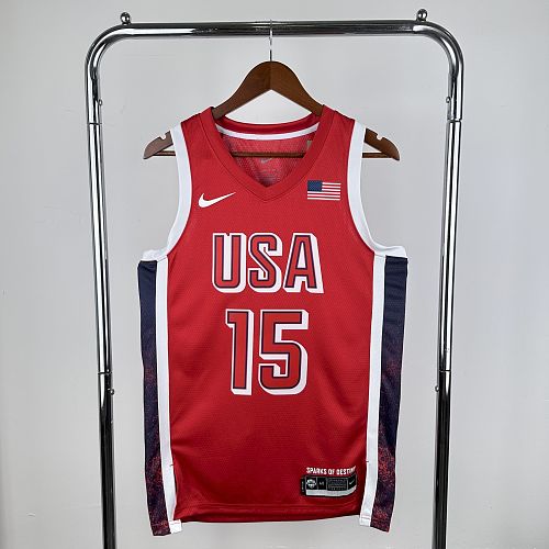 Camisa Olimpic USA 24/25 Red BOOKER15