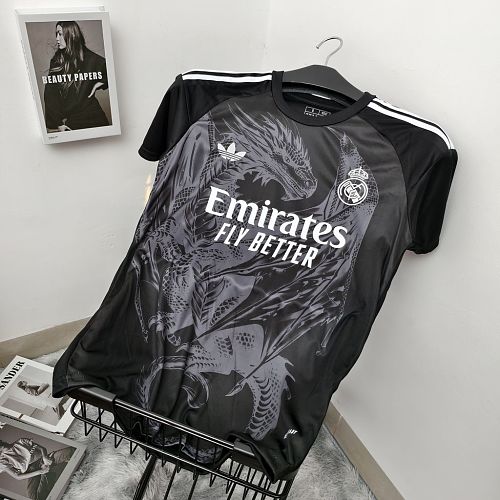 Camisa Real Madrid 2024/25 Especial Edition black Soccer jerseys