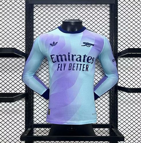 Camisa Arsenal 24/25 Terceira Fora Long Sleeves Versão Jogador