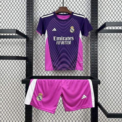 Kit Infantil Real Madrid 25/26 Purple Goleiro