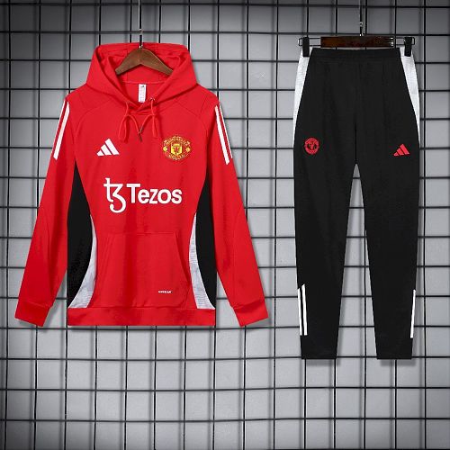 Camisa Manchester United 24/25 Hoodie+Pant