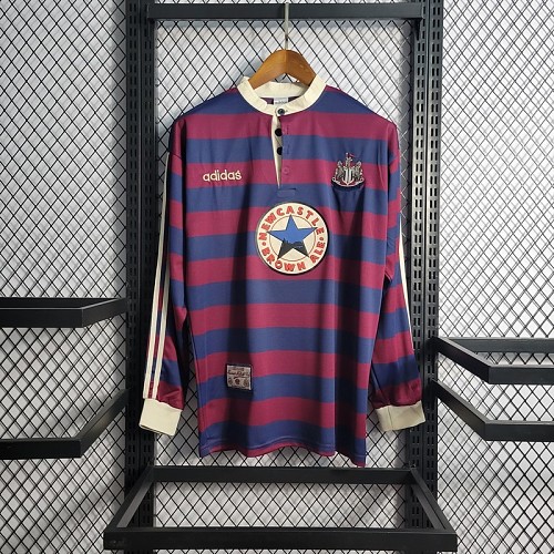 Camisa Newcastle United 95/96 Fora Long Sleeves Retrô