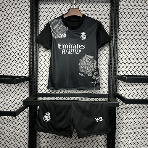 Kit Infantil Real Madrid 24/25 Y3 Rose Especial Edition black