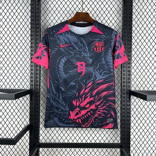 Camisa Barcelona 25/26 Black and Red Especial