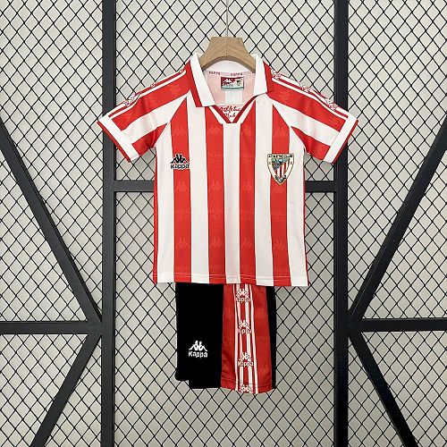 Kit Infantil Athletic Bilbao 95/97 Casa Retrô