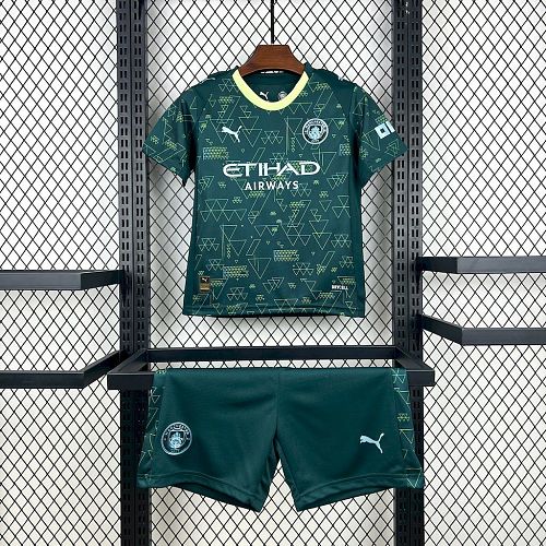 Kit Infantil Manchester City 25/26 Quarta