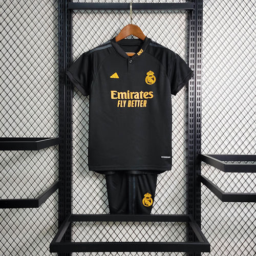 Kit Infantil Real Madrid 23/24 Terceira Fora