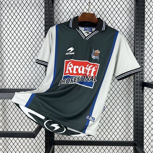 Camisa Real Sociedad 2000/02 Fora Retrô