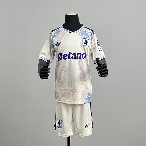 Kit Infantil Aston Villa 25/26 Terceira Fora Size 16/28