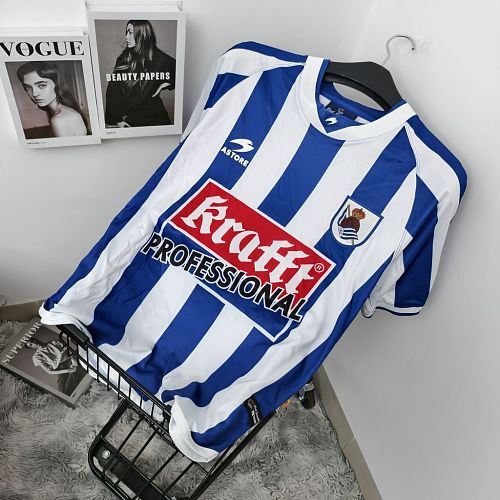 Camisa Real Sociedad 02/03 Casa Retrô