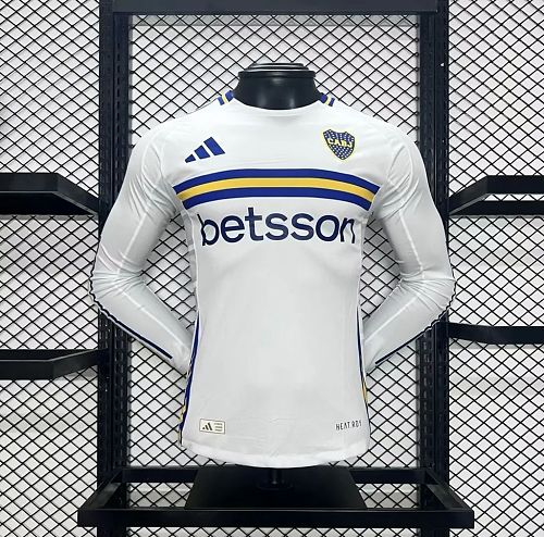Camisa Boca Juniors 24/25 Fora Long Sleeves Versão Jogador