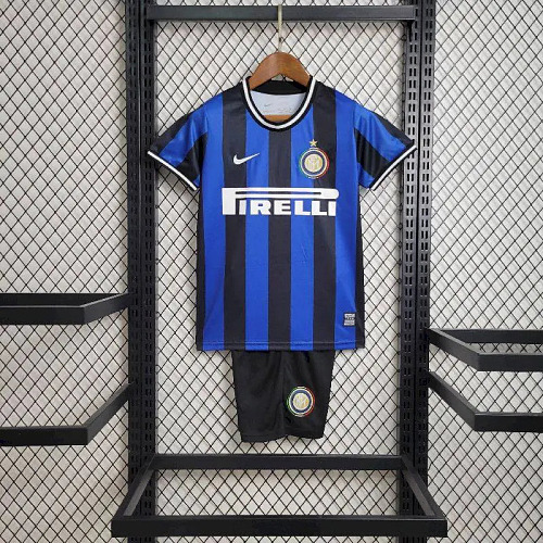 Kit Infantil Inter Milan 09/10 Casa Retrô