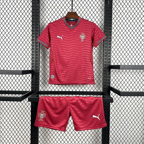 Kit Infantil Portugal 2026 Copa do Mundo Casa
