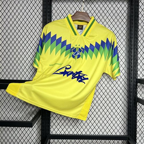 Camisa Brasil 1995 Casa Corteiz Retrô