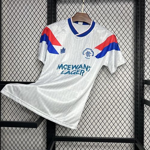 Camisa Rangers 1990-92 Fora Retrô