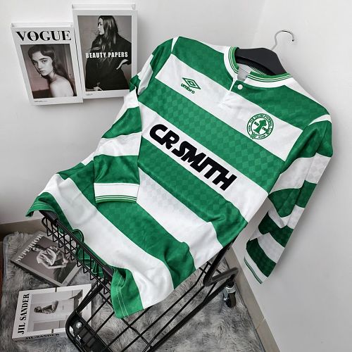 Camisa Top 1:1 Celtic Casa 1987/88 Long Sleeves Retrô