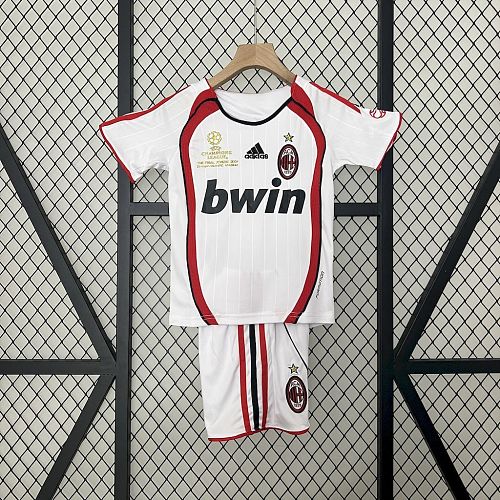 Kit Infantil AC Milan 06/07 Fora Retrô