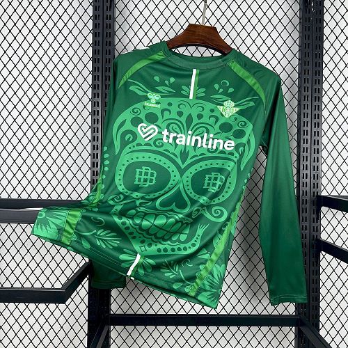 Camisa Real Betis 25/26 Pré-Jogo Manga Longa