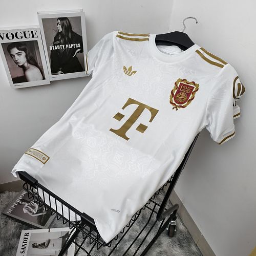 Camisa Bayern Munich 125 Aniversário White 2024/25 Soccer