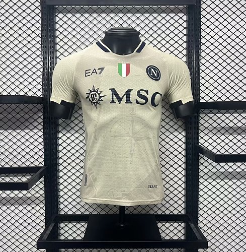 Camisa Napoles 24/25 Camiseta Especial EA7 Versão Jogador