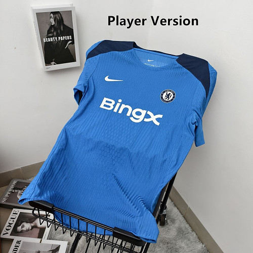 Camisa Chelsea 2024/25 Pré-Jogo training Versão Jogador