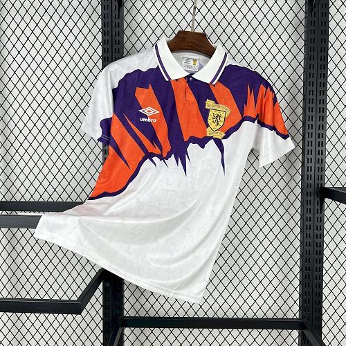 Camisa Top 1:1 Scotland 1991-93 Fora Retrô