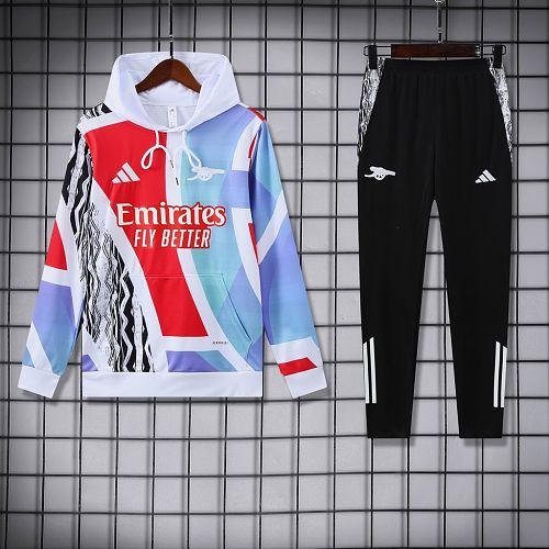 Camisa Arsenal White 2025/26 Football Hoodie kit