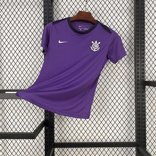 Camisa Corinthians 25/26 Purple Pré-Jogo training Feminina