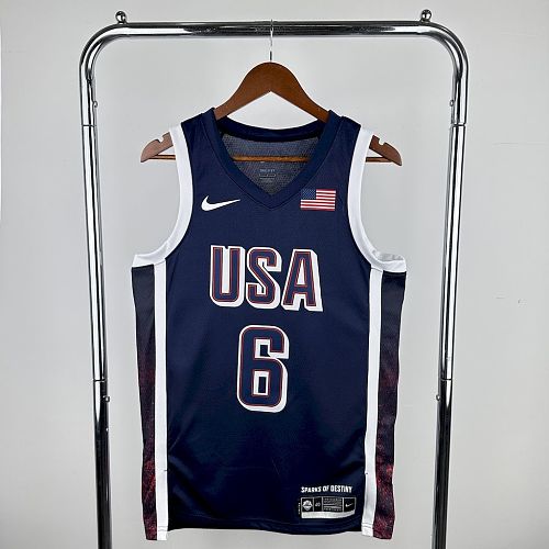Camisa Olimpic USA 2024 JAMES6 Fora