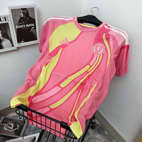 Camisa Escócia Goleiro Pink 2024 Soccer