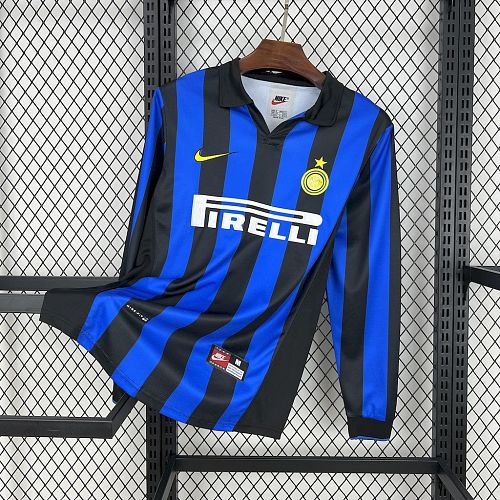 Camisa Inter Milan 1998-99 Casa Long Sleeves Retrô