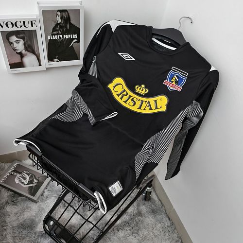 Camisa Top 1:1 Colo Colo Fora 2006 Manga Longa Retrô