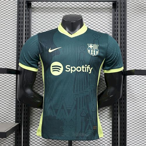 Camisa Barcelona Dark green training 2025/26 Versão Jogador