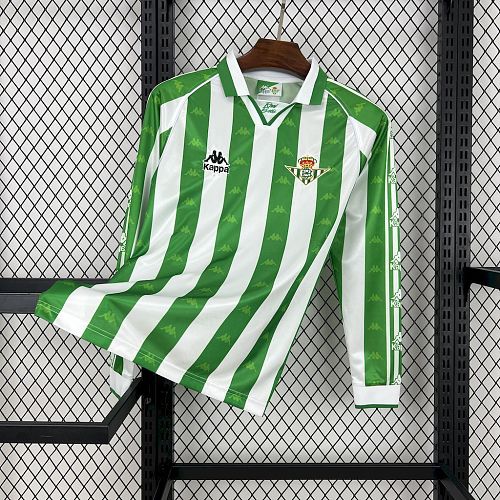 Camisa Real Betis 1995-97 Casa Long Sleeves Retrô
