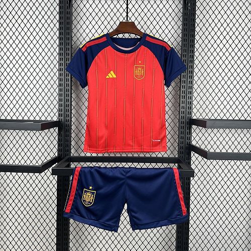 Kit Infantil Espanha 2026 Copa do Mundo Casa