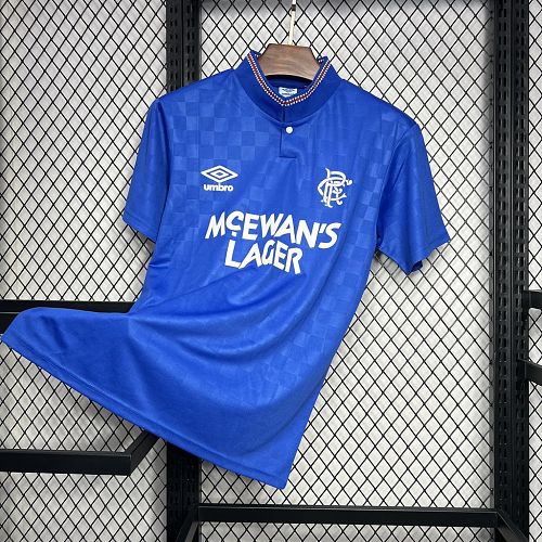 Camisa Rangers 1987-90 Casa Retrô