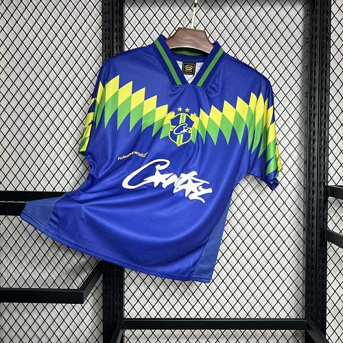 Camisa Brasil 1995 Fora Corteiz Retrô