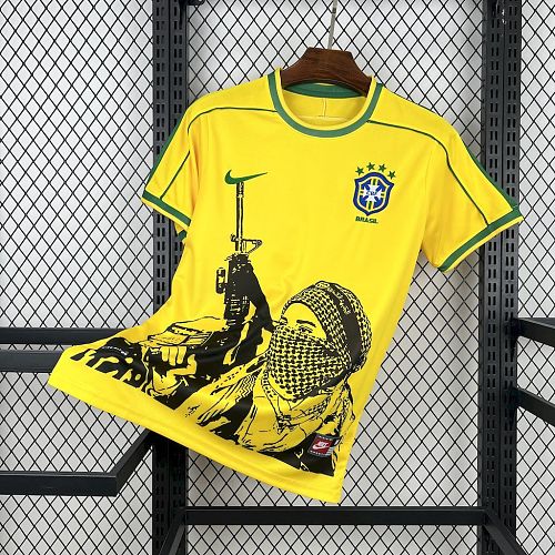 Camisa Brasil x Soldier 1998 Casa Retrô